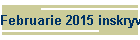 Februarie 2015 inskrywings/